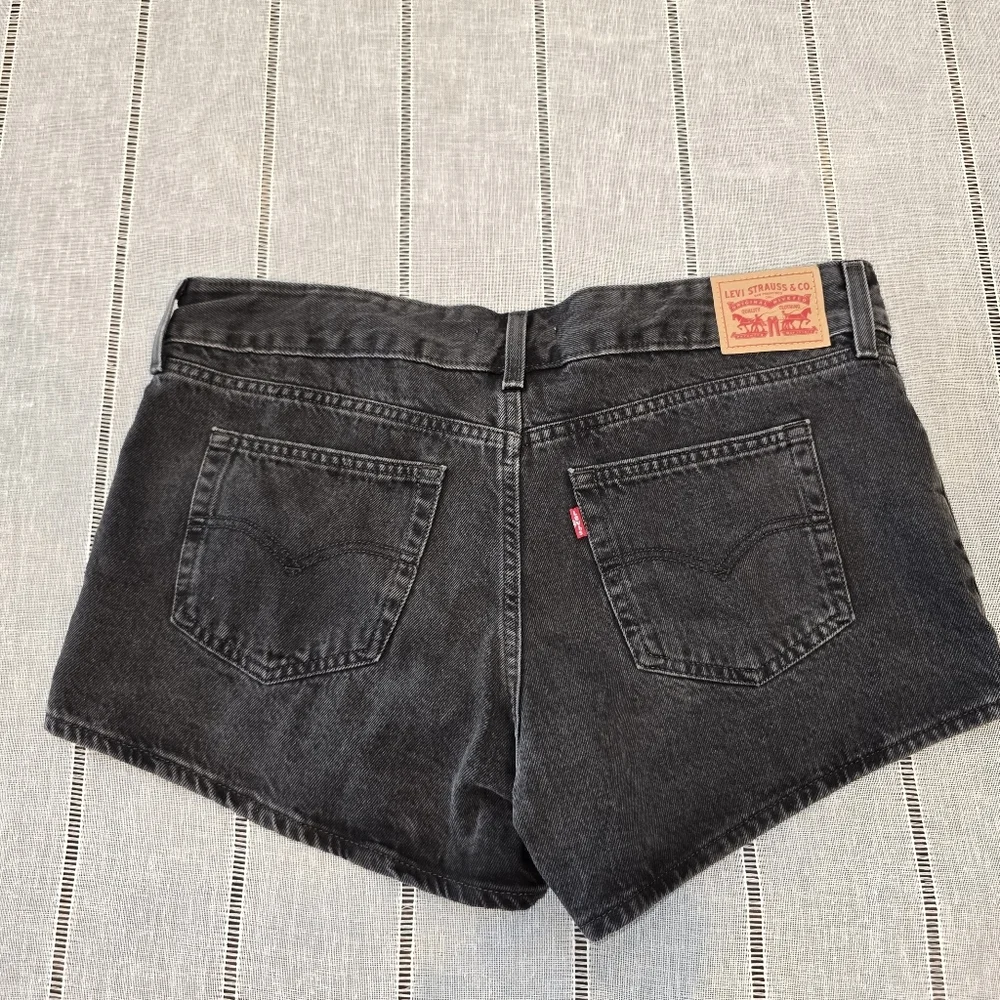 Levi's Black Denim Jean Shorts